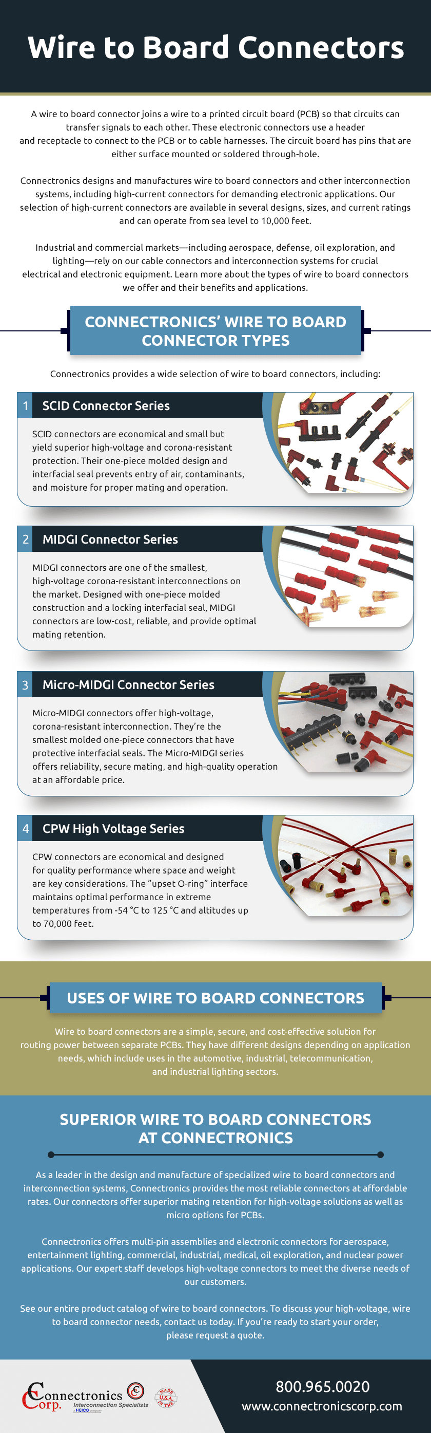 Wire-to-Board-Connectors